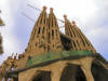 View from below the Passion Facade